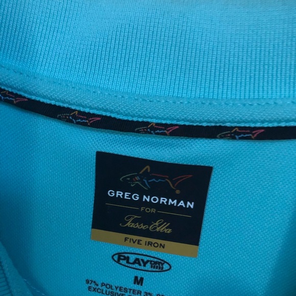 Greg Norman Polo EUC Five Iron Play DirtyGolf Polo Shirt Like New Embroi… - Picture 2 of 8